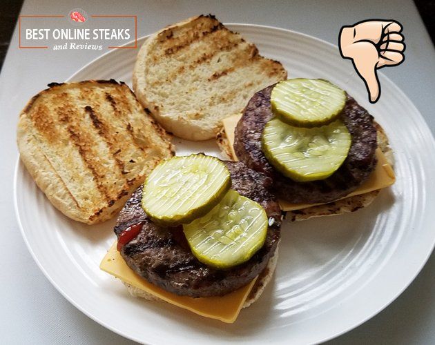 Steak Burgers Plated