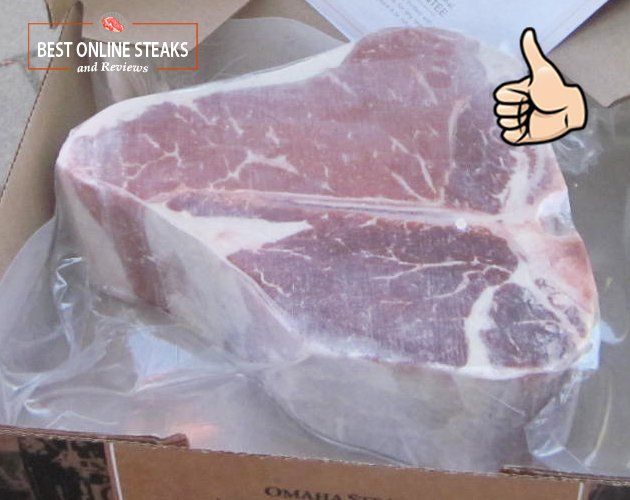 Omaha Steaks KING CUT: 48 oz. T-Bone Steak + Seasoning (KING CUT: 48 oz.  T-Bone Steak and Private Reserve Rub) - Yahoo Shopping