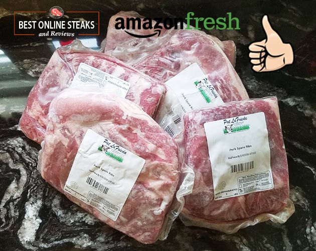 St. Louis Ribs purchased through Amazon Fresh for $6 lb.