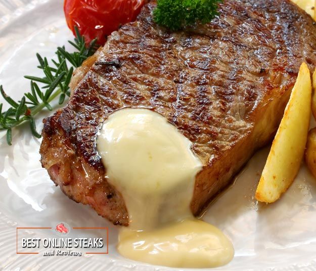 Ribeye Steak with Bearnaise Sauce Recipe by Best Online Steaks. Ingredients and Directions for Steak with Bearnaise Sauce