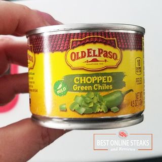 I like these chopped green chiles, but add any chiles or peppers you like.