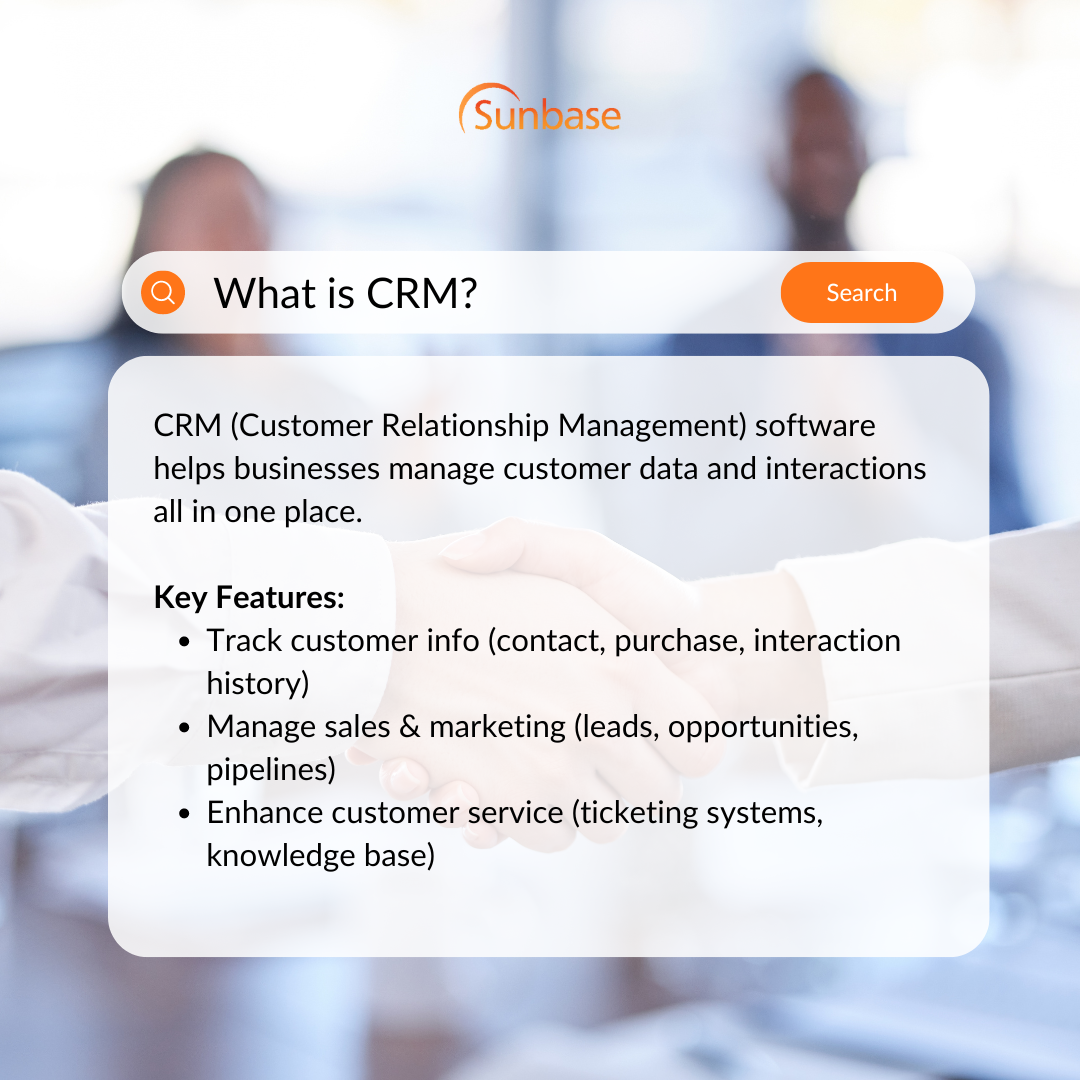 What is CRM?