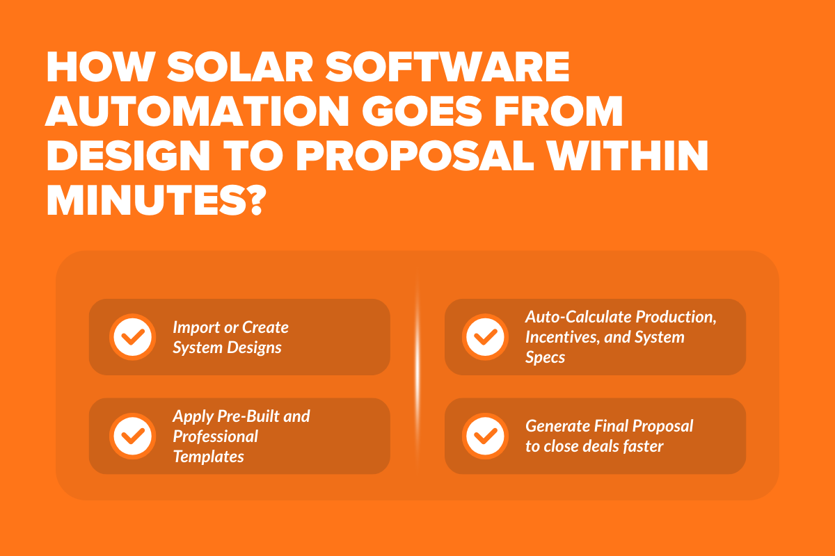 How Solar Software Automation Goes from Design to Proposal within Minutes? 