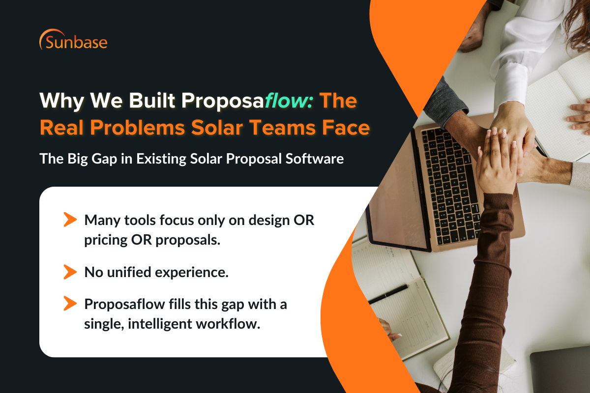 Why We Built Proposaflow: The Real Problems Solar Teams Face