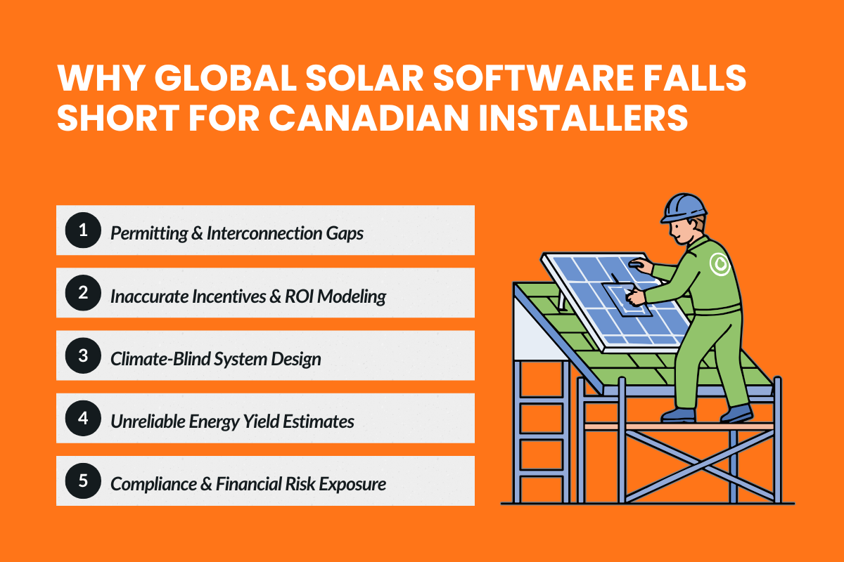 Why Global Solar Software Falls Short for Canadian Installers?
