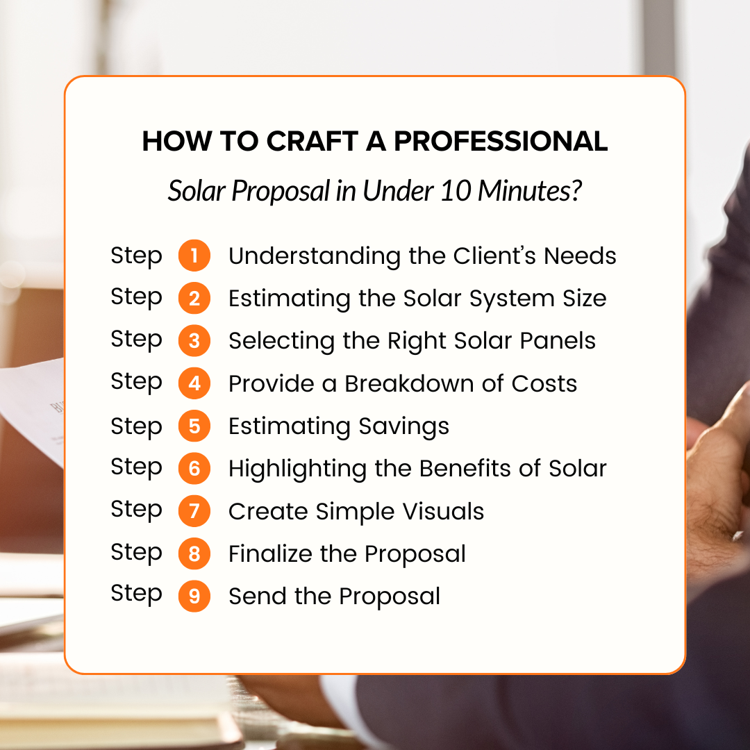 How to Craft a Professional Solar Proposal in Under 10 Minutes?