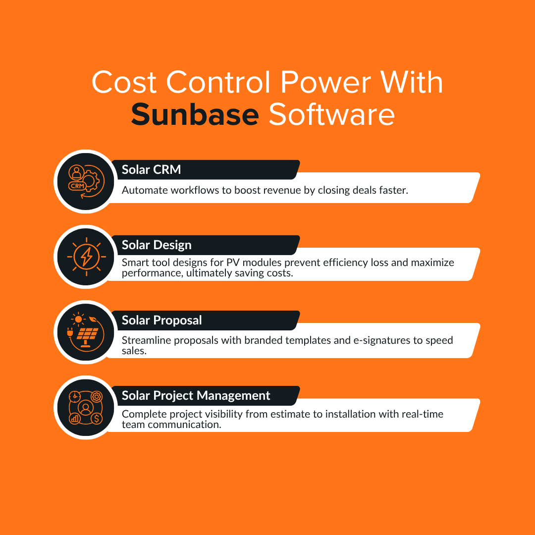 Cost Control Power With Sunbase Software
