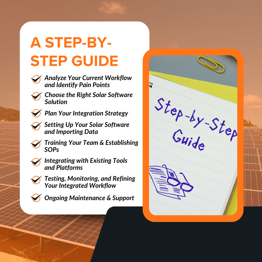 A step-by-step guide for solar software integration