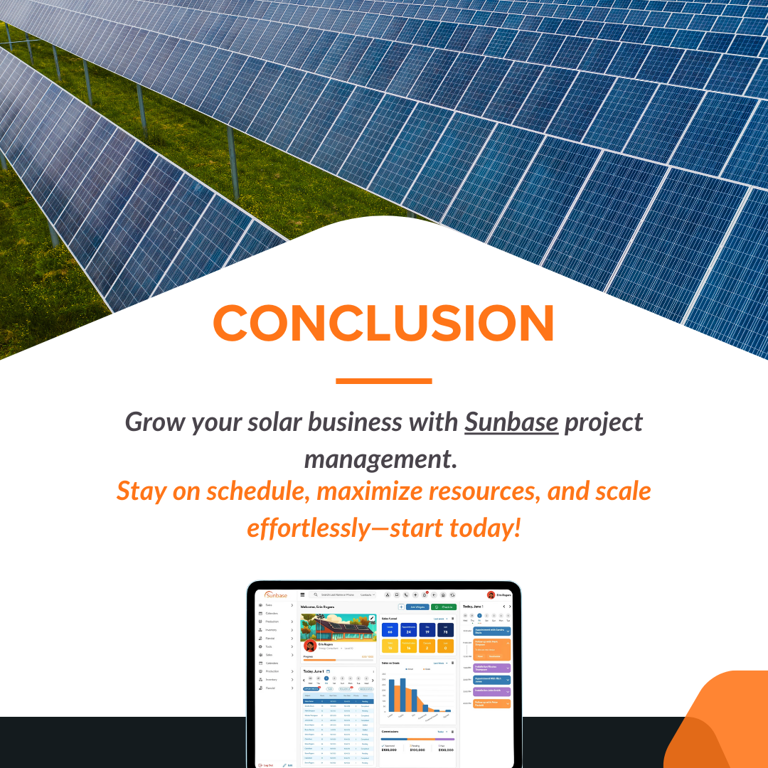 solar project management software