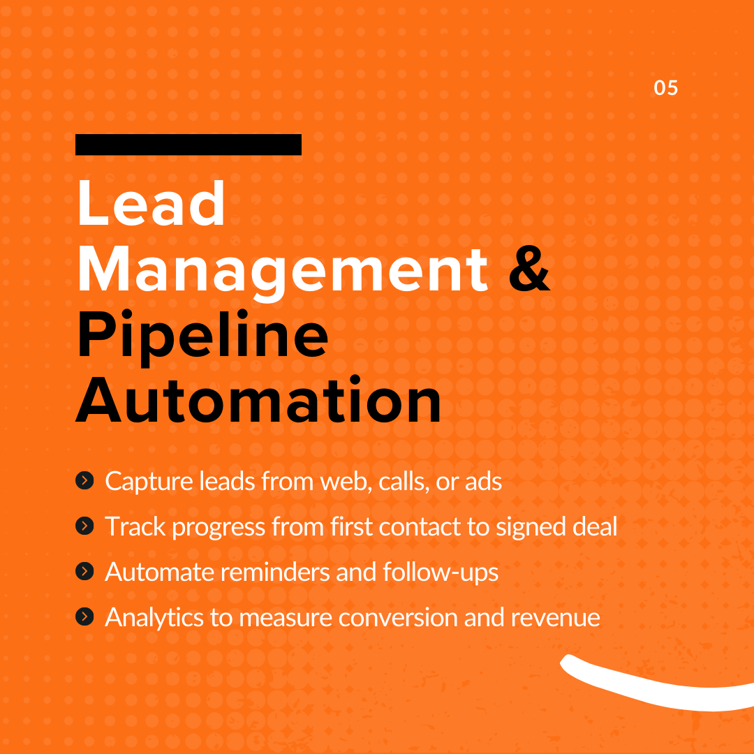Lead Management and Pipeline Automation