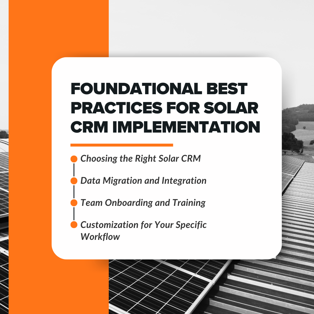 Foundational Best Practices for Solar CRM Implementation