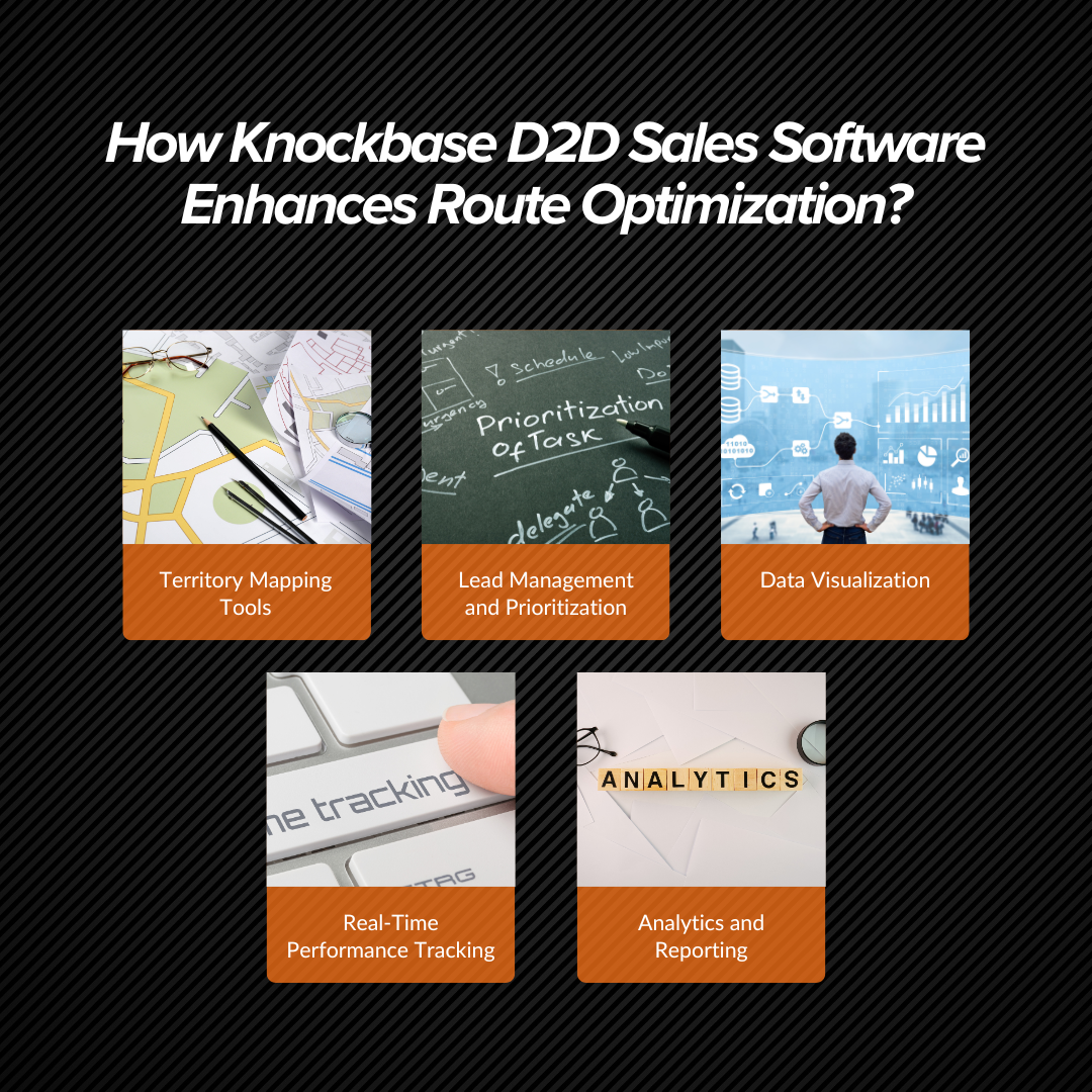 How Knockbase D2D Sales Software Enhances Route Optimization?