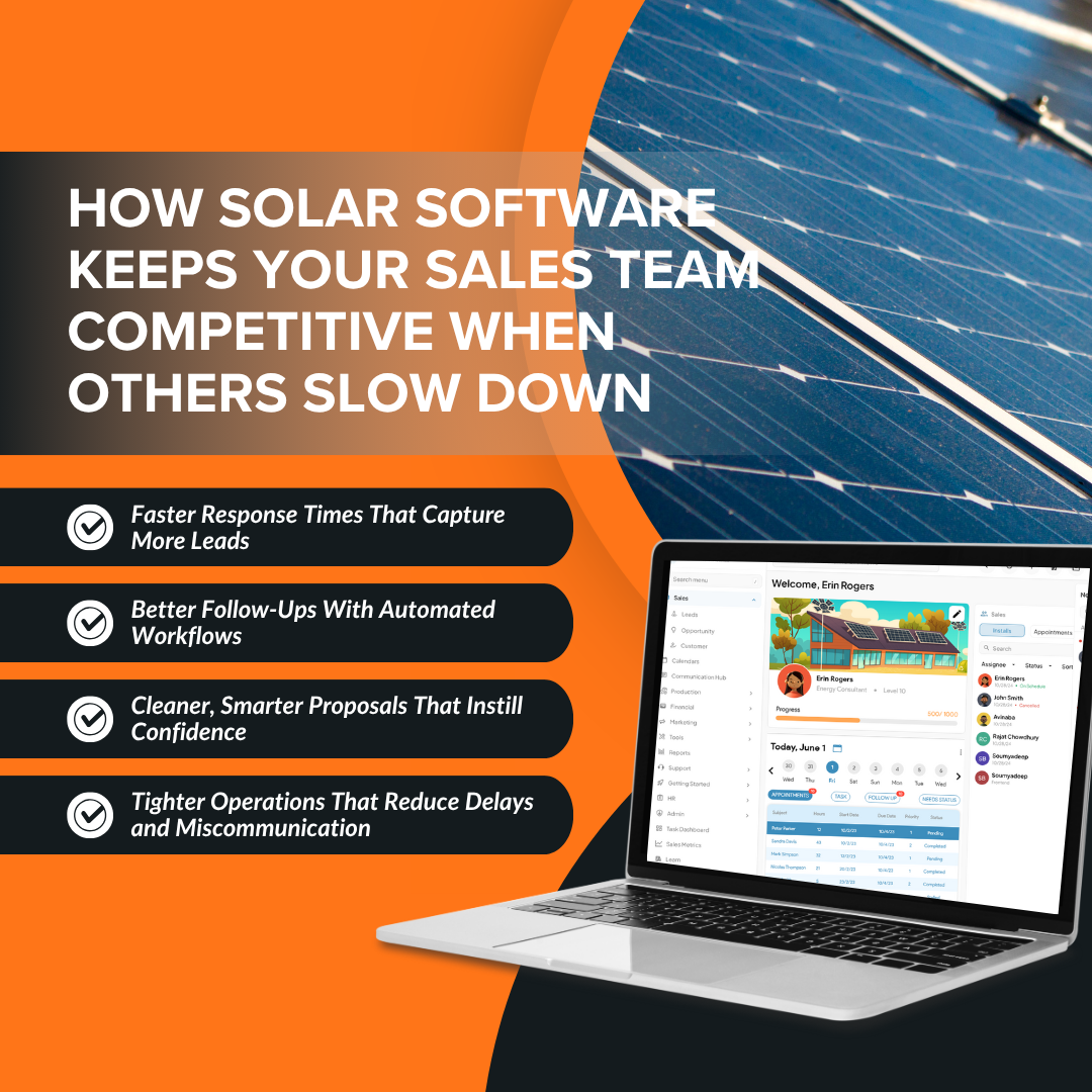 How Solar Software Keeps Your Sales Team Competitive When Others Slow Down