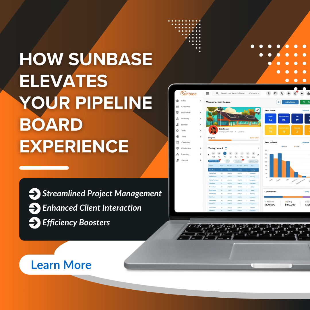 How Sunbase Elevates Your Pipeline Board Experience