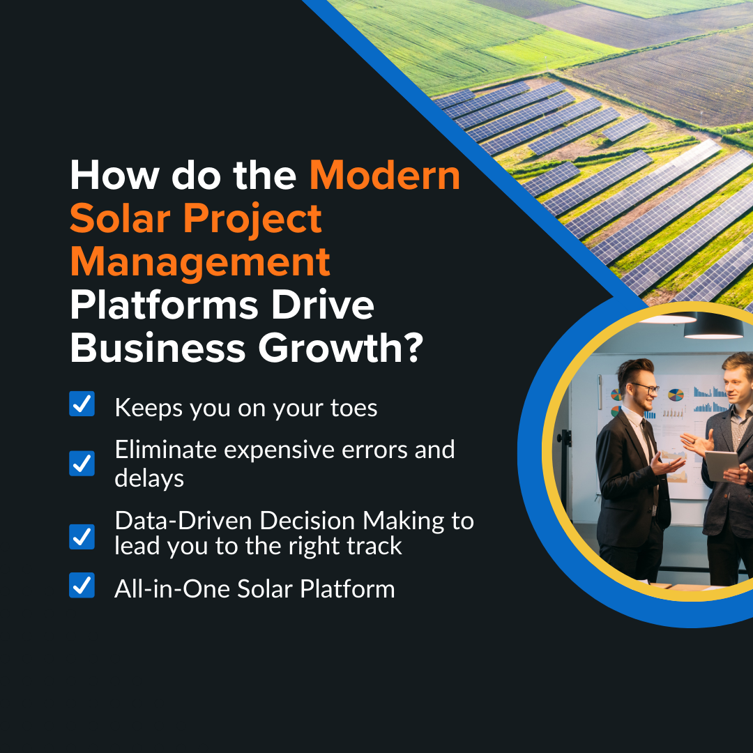 How do the Modern Solar Project Management Platforms Drive Business Growth?