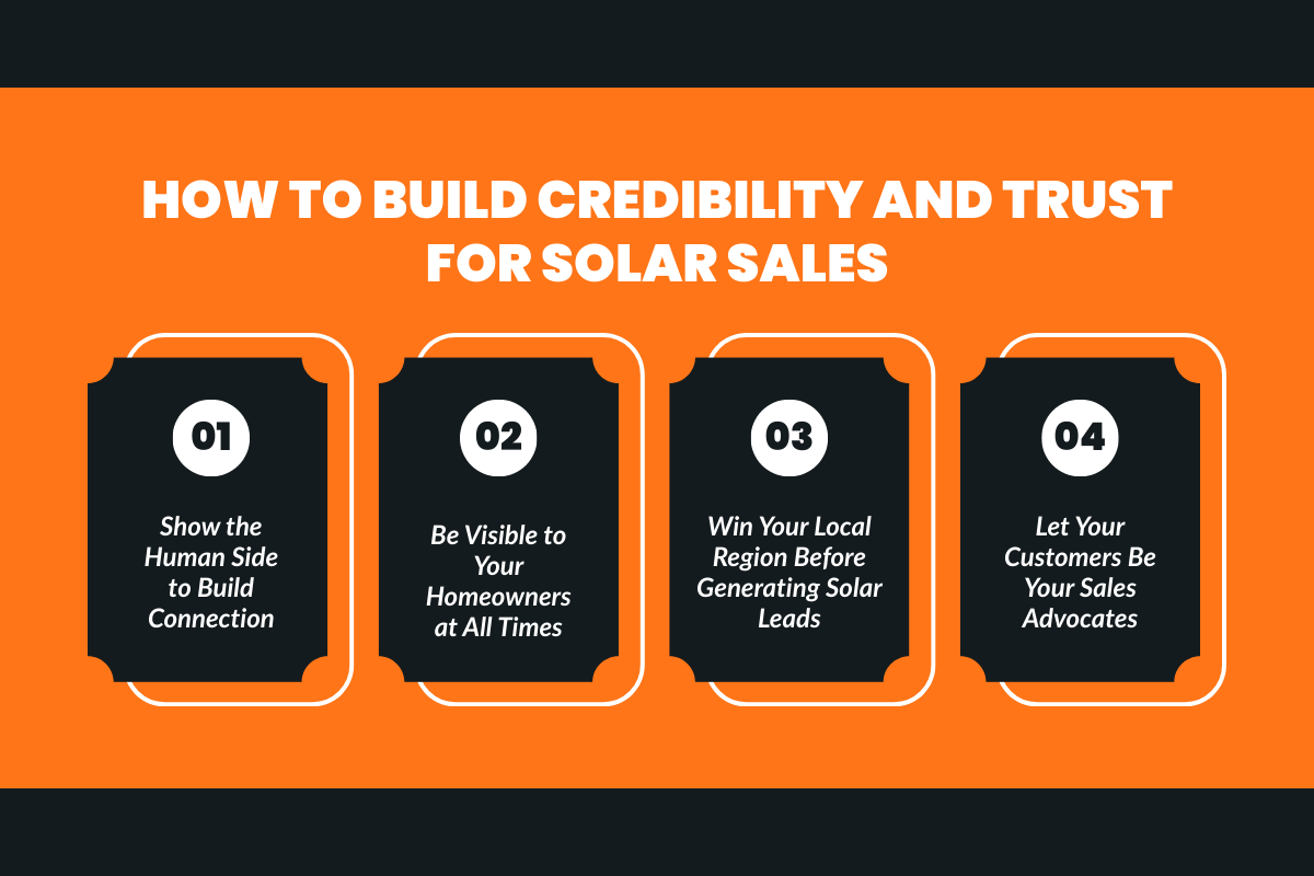 How to Build Credibility and Trust for Solar Sales