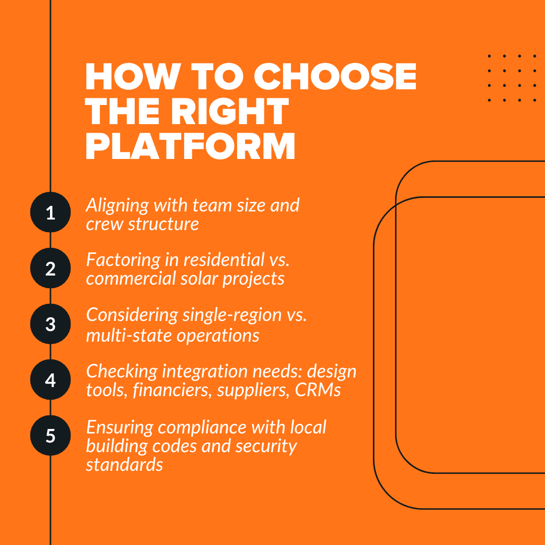 How to Choose the Right Platform for Solar Installers