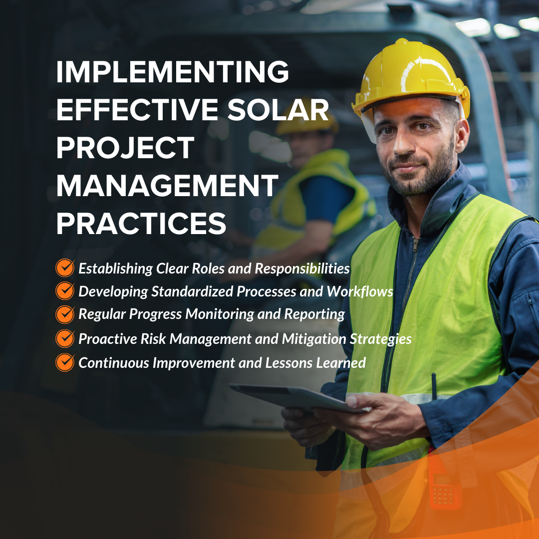 Solar Project Management Practices
