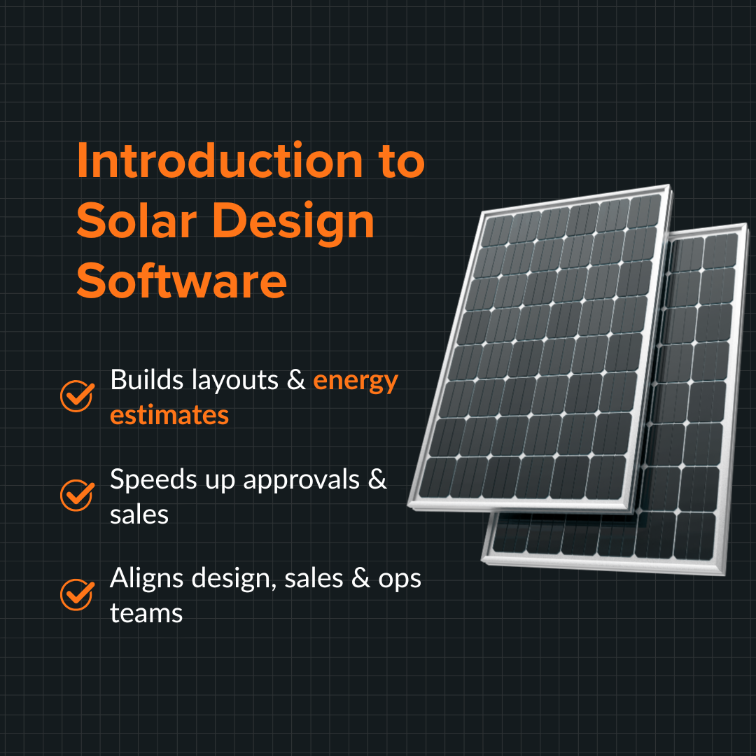 Introduction to Solar Design Software