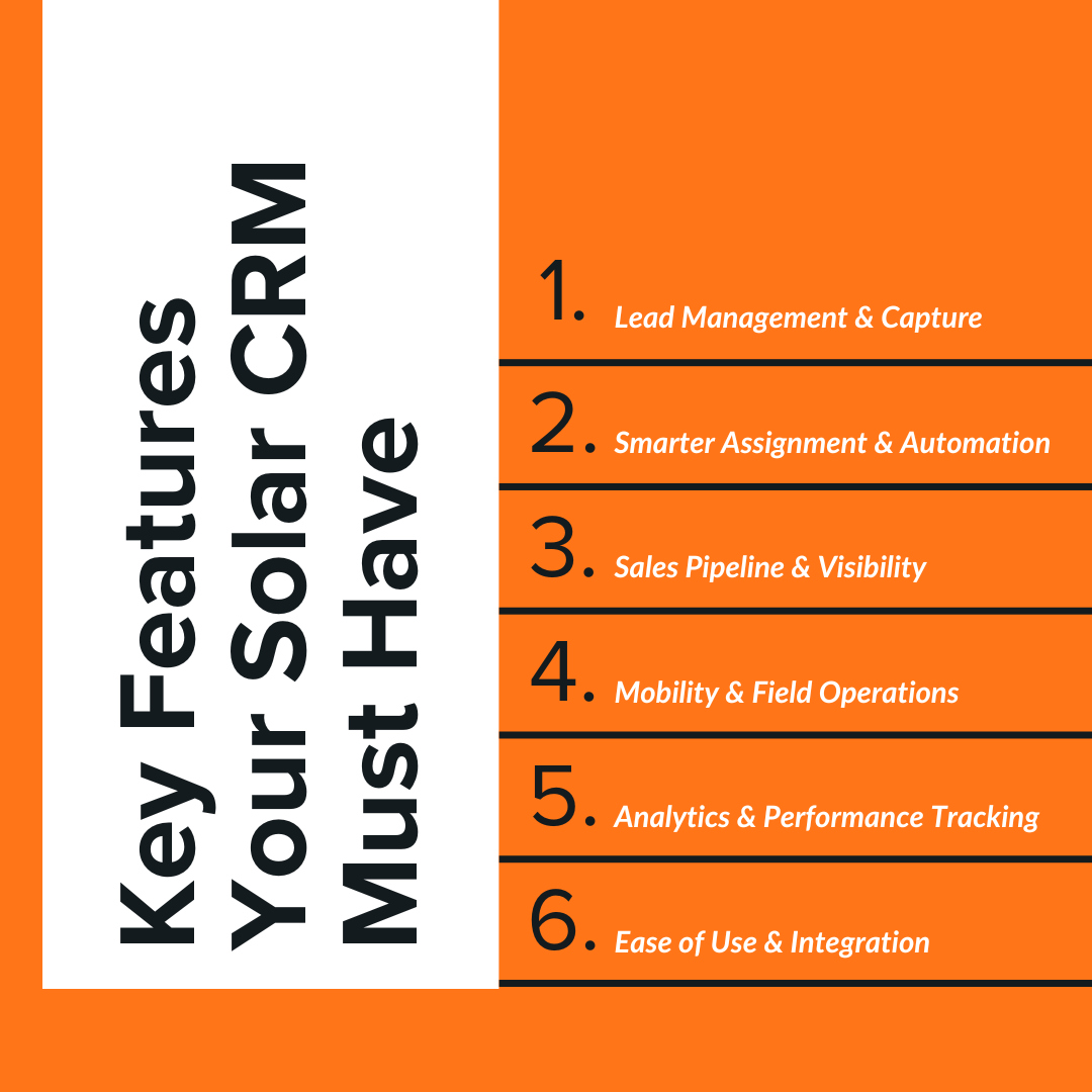 Key Features Your Solar CRM Must Have
