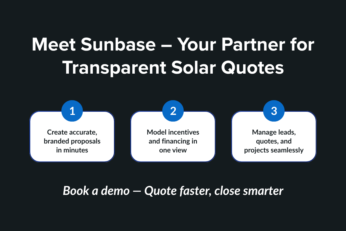 Meet Sunbase – Your Partner for Transparent Solar Quotes