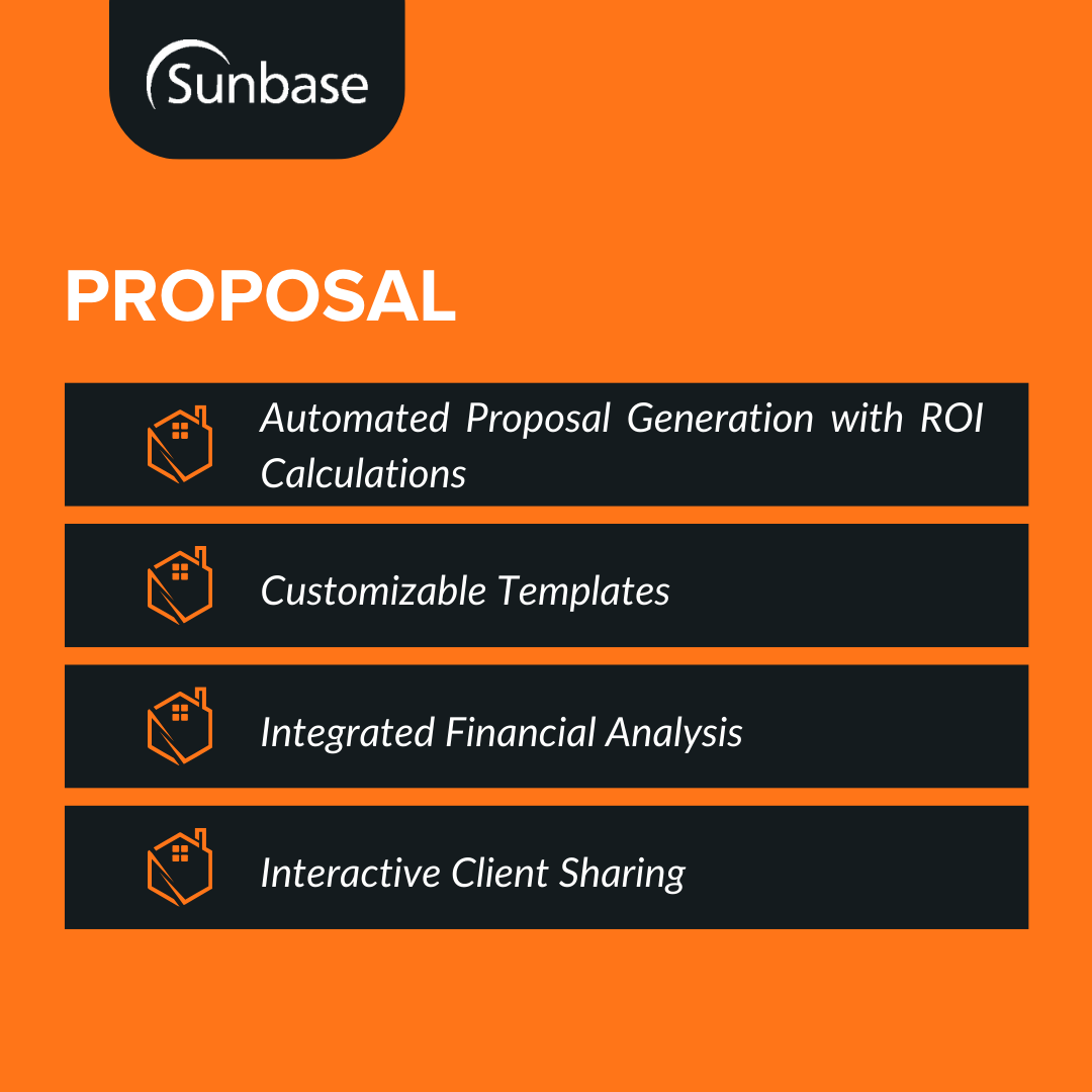 Proposal Tool Features