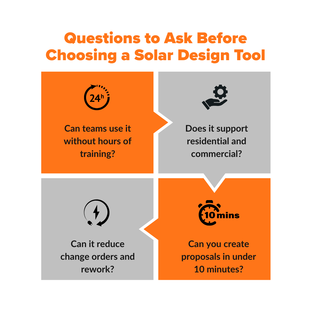 Questions to Ask Before Choosing a Solar Design Tool