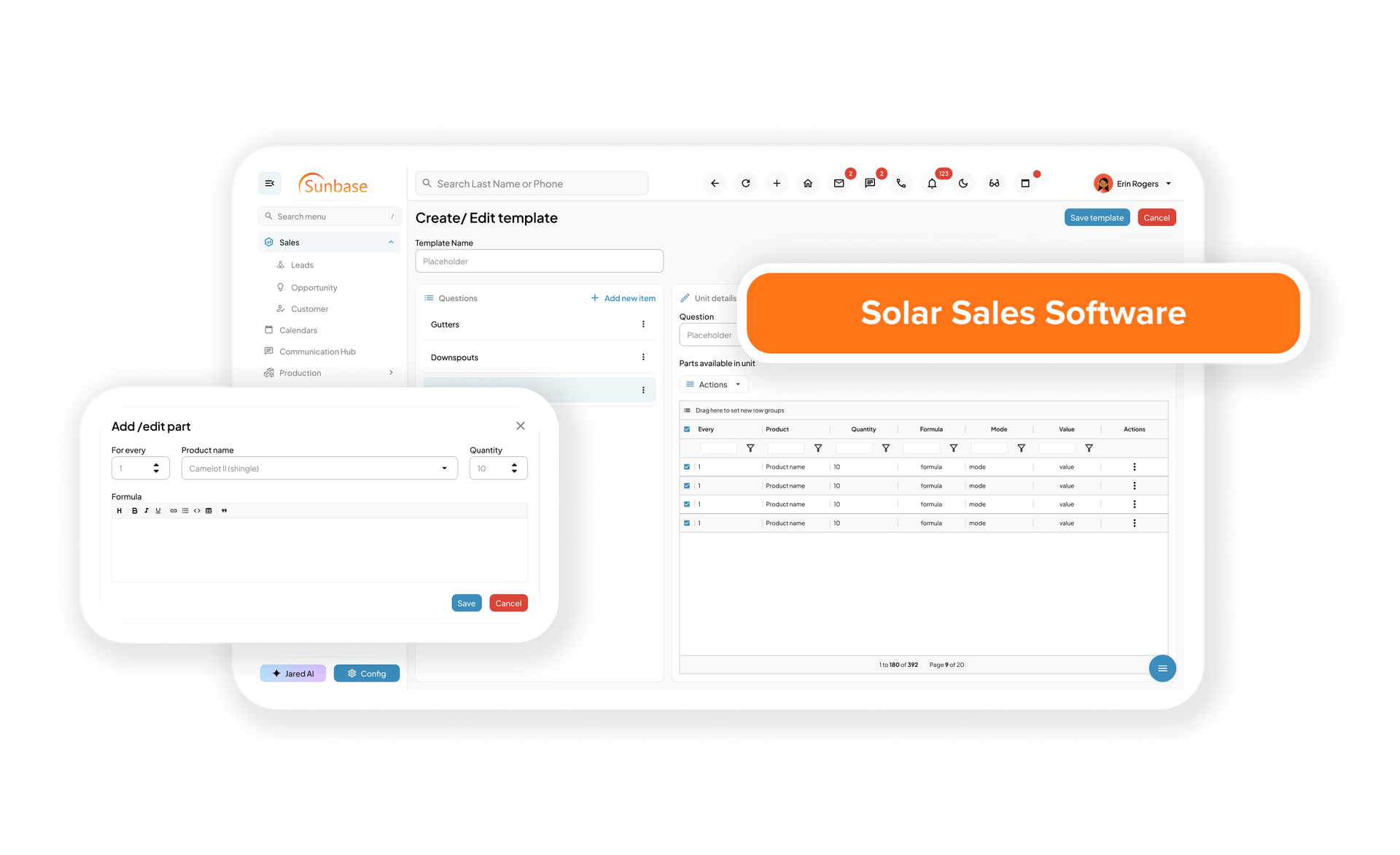 Sunbase Solar Sales Software