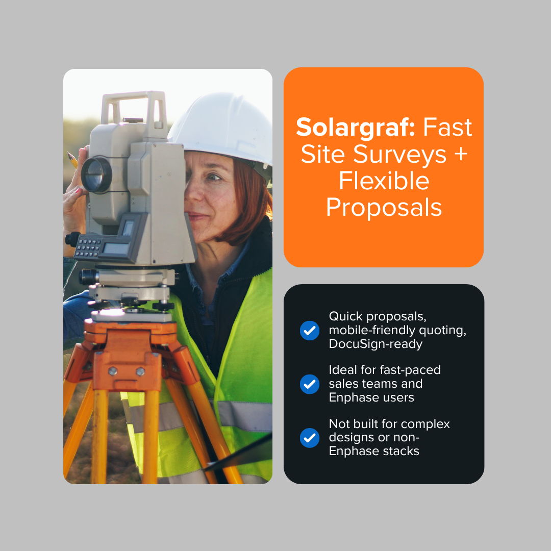 Solargraf: Fast Site Surveys + Flexible Proposals (Now Part of Enphase)