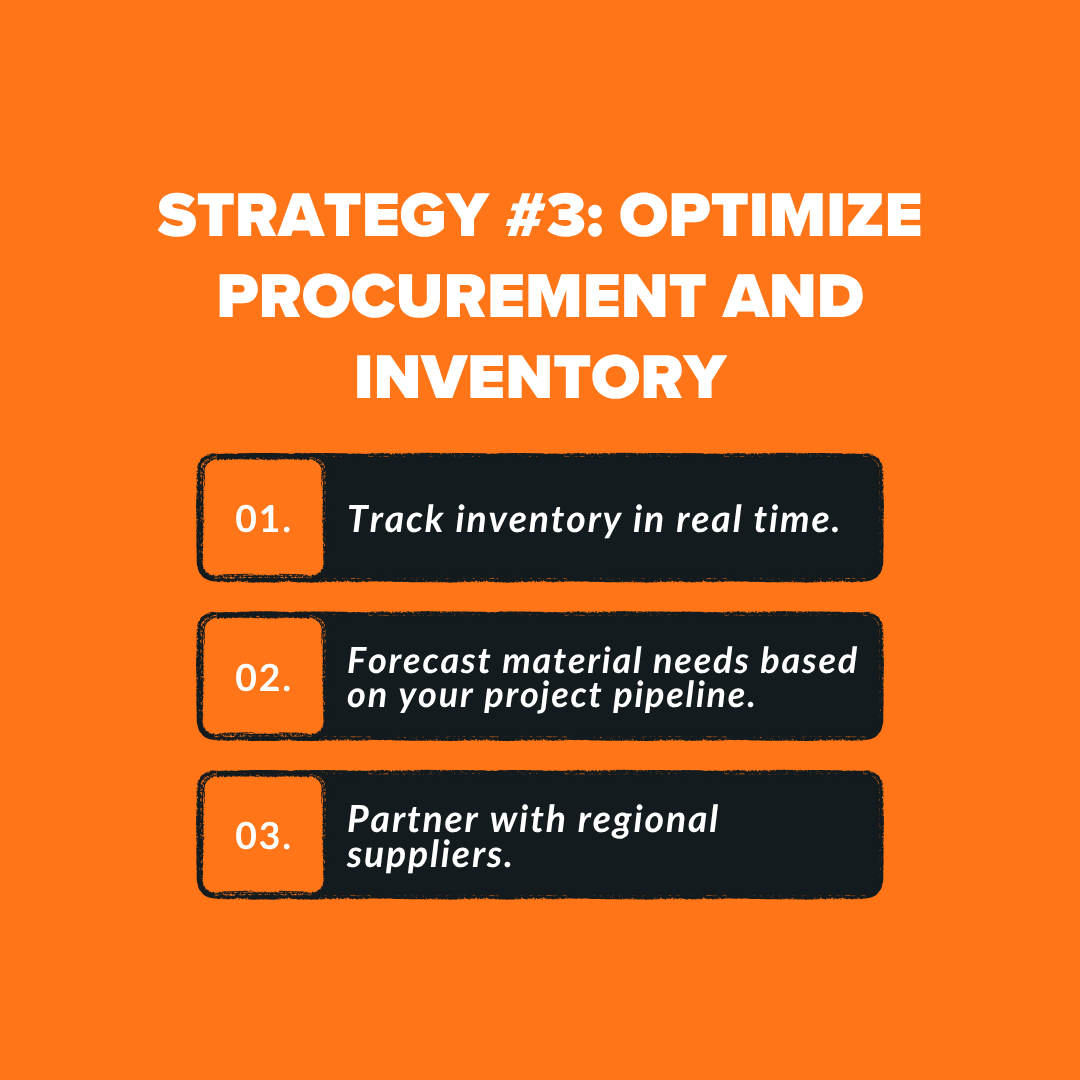 Optimize Procurement and Inventory