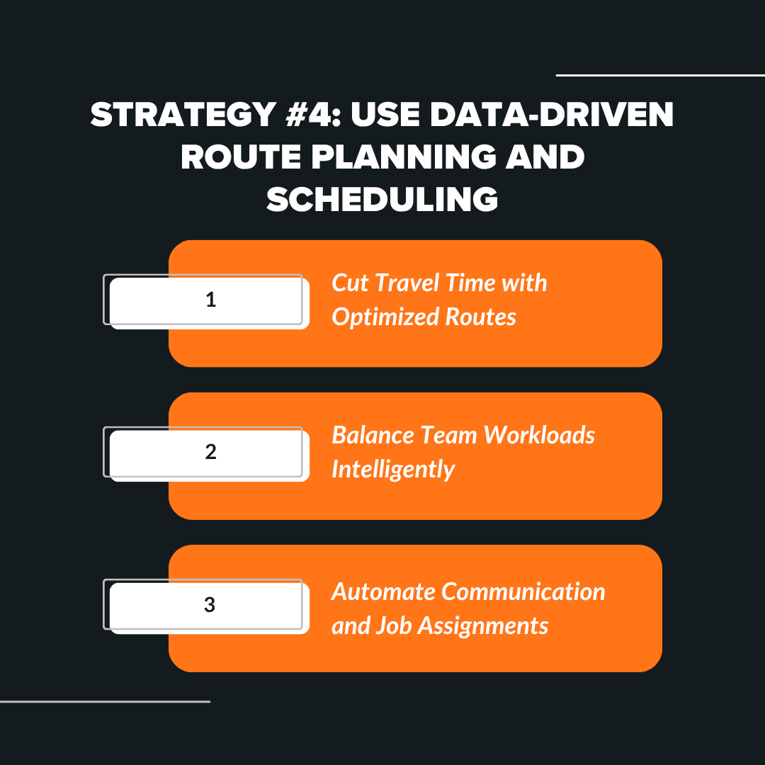 Use Data-Driven Route Planning and Scheduling