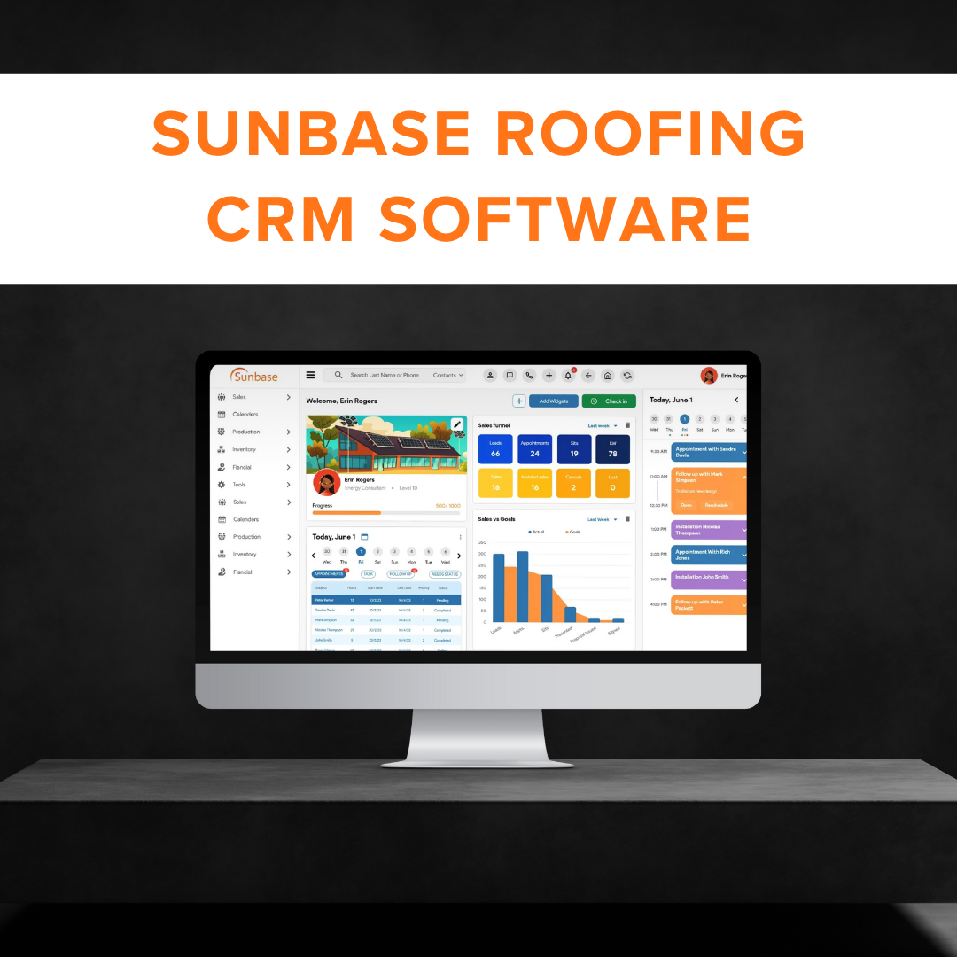 Sunbase Roofing CRM Software 