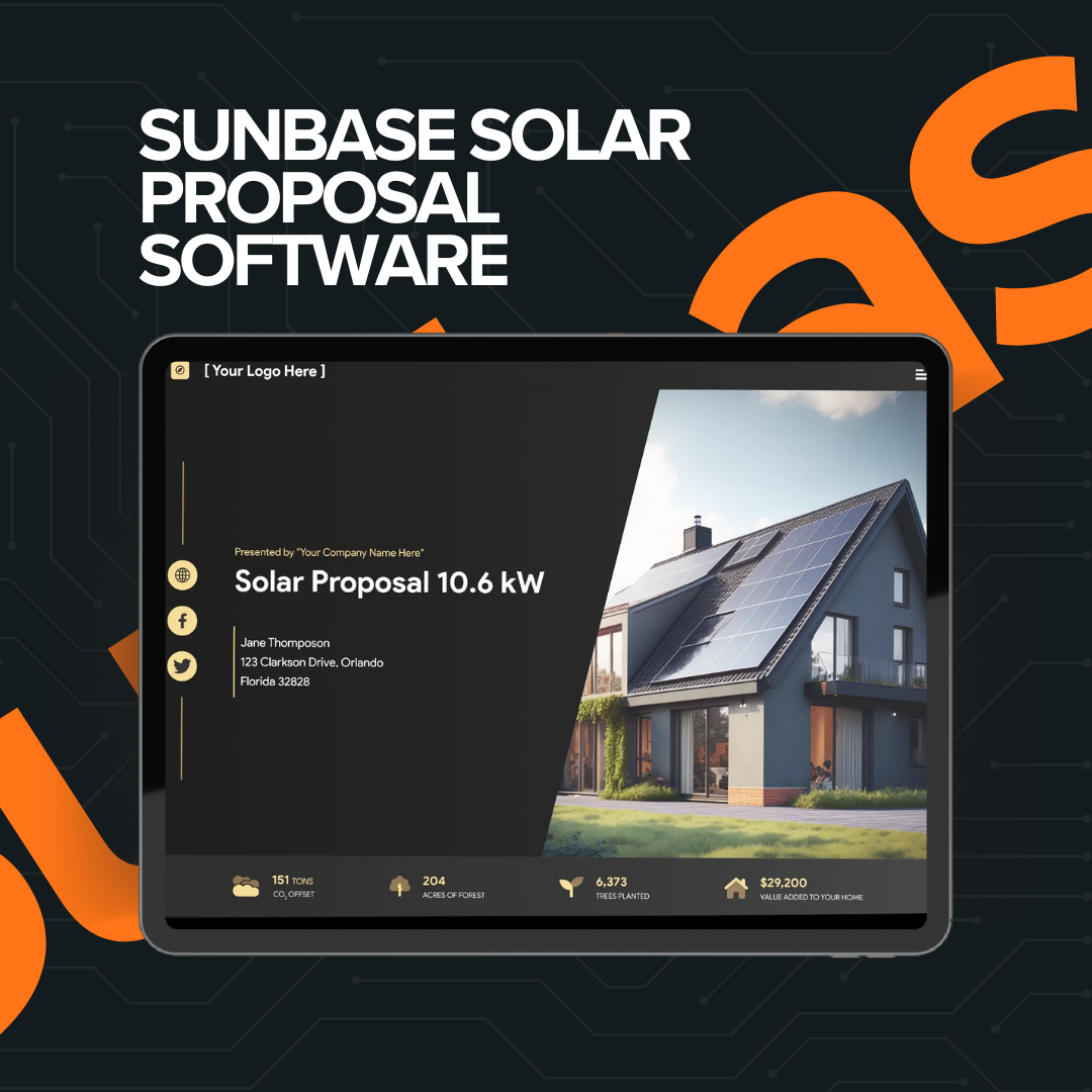 Sunbase Solar Proposal Software