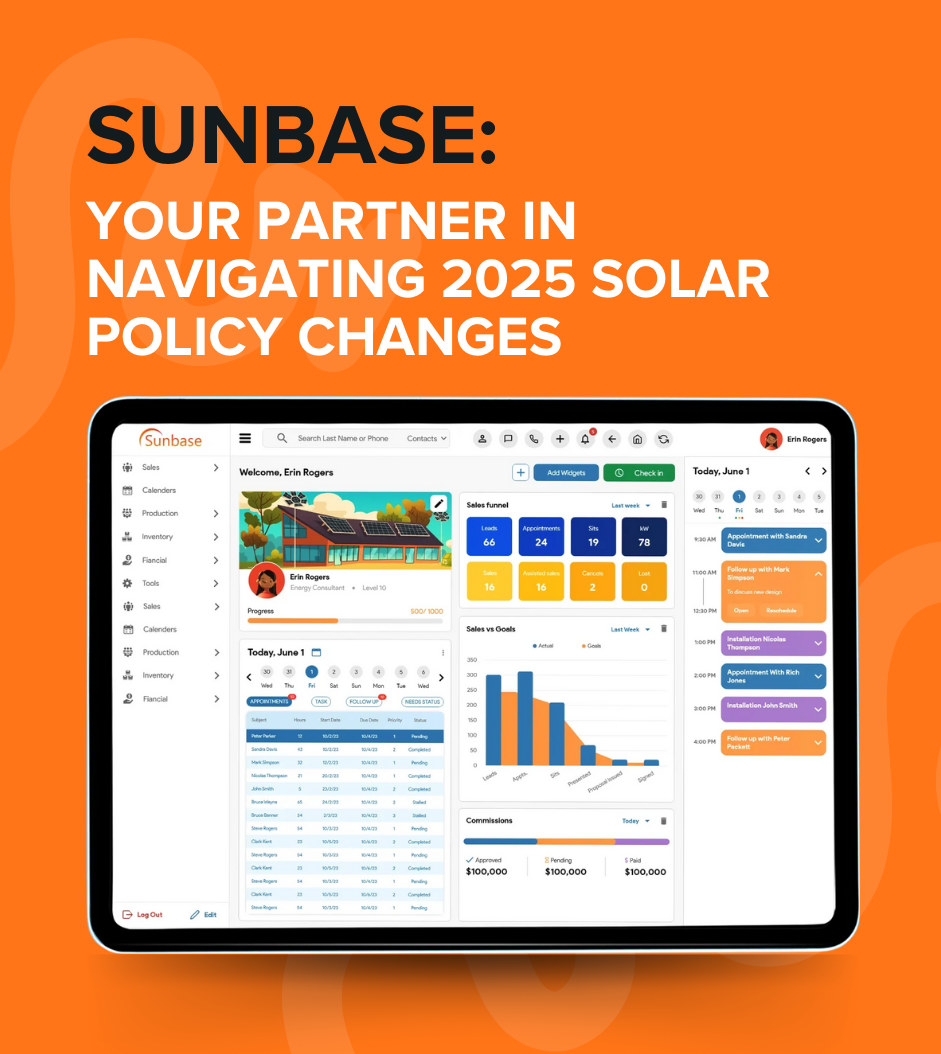 Sunbase: Your Partner in Navigating 2025 Solar Policy Changes