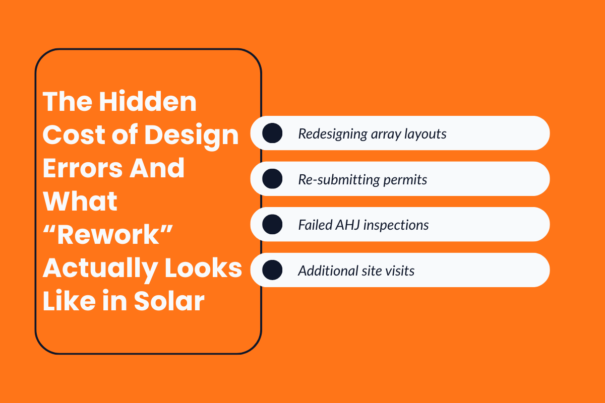 The Hidden Cost of Design Errors And What “Rework” Actually Looks Like in Solar