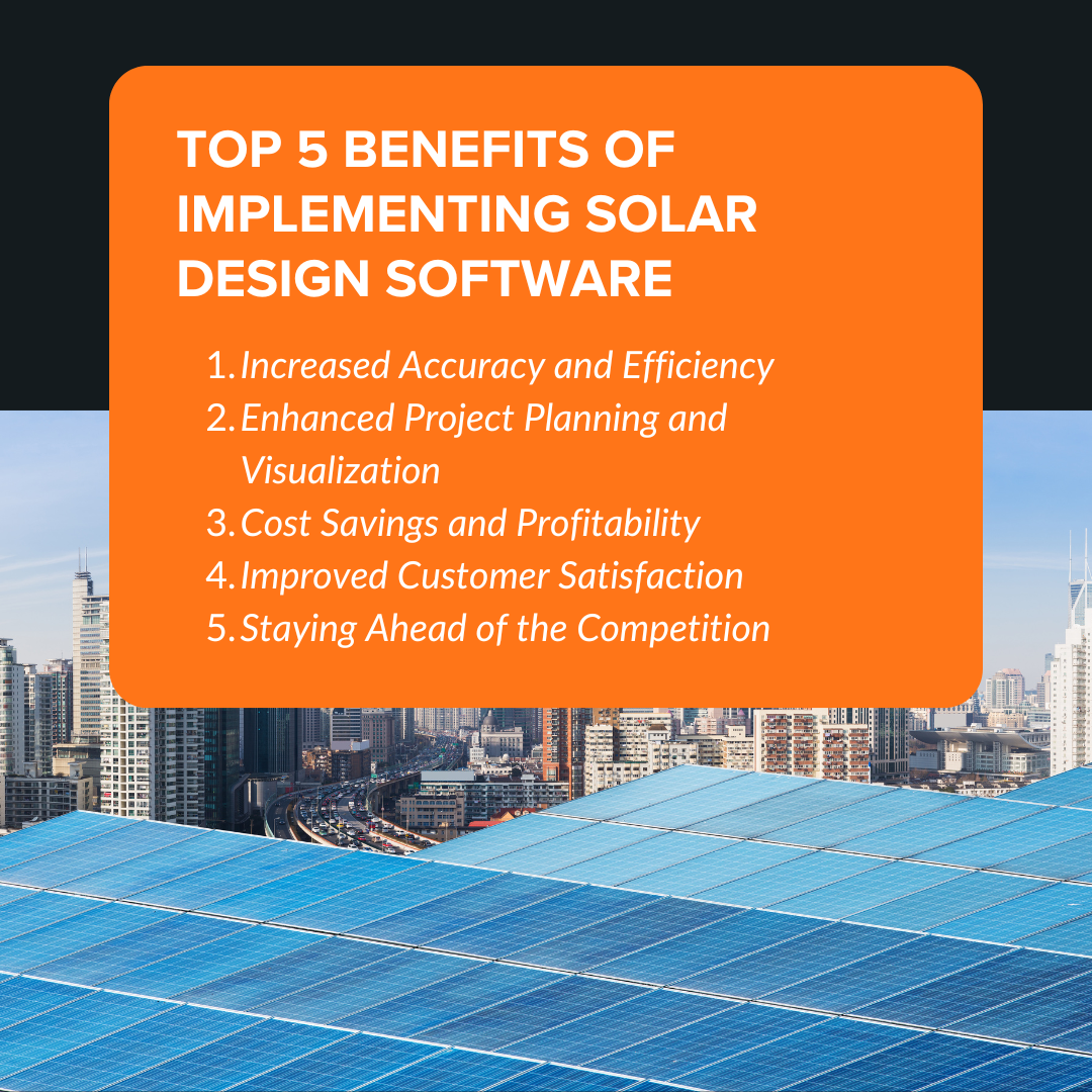 What are the Top 5 Benefits of Implementing Solar Design Software?