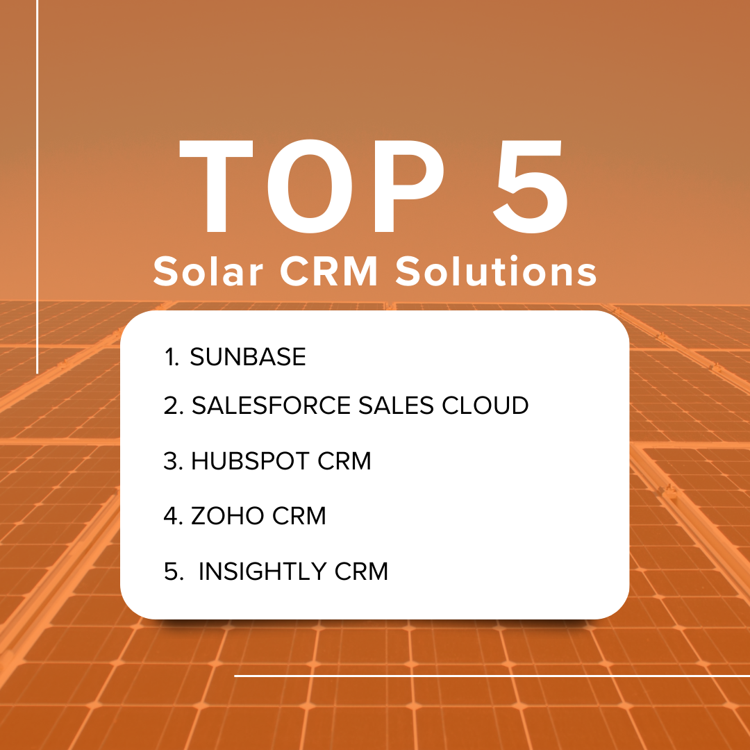 Top 5 Solar CRM Solutions