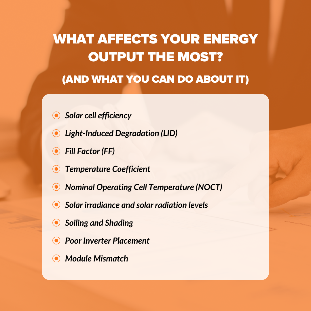 What Affects Your Energy Output the Most?