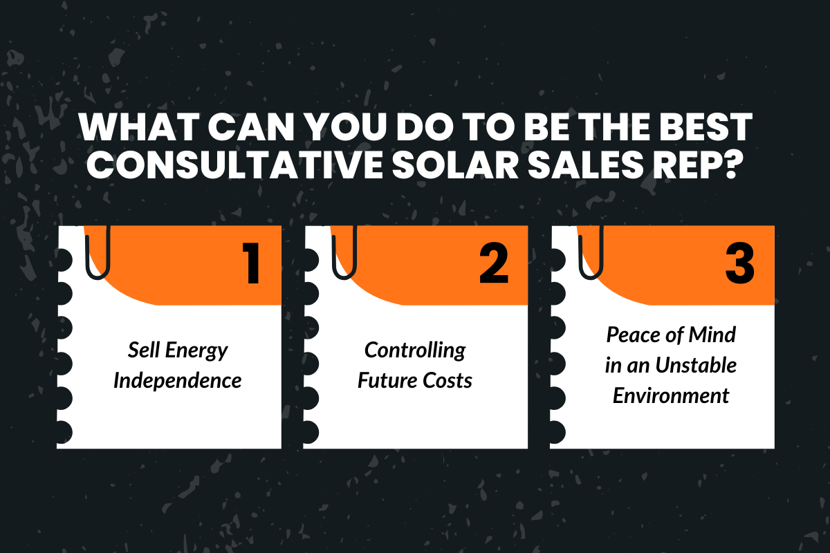 What Can You Do to Be the Best Consultative Solar Sales Rep?