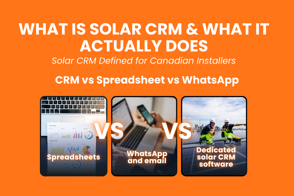What Is Solar CRM & What Does It Actually Do?