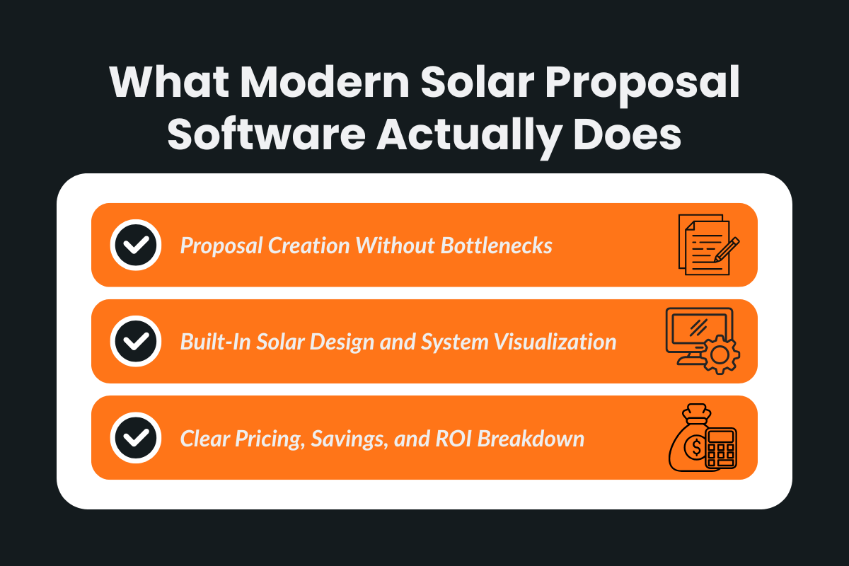 What Modern Solar Proposal Software Actually Does?