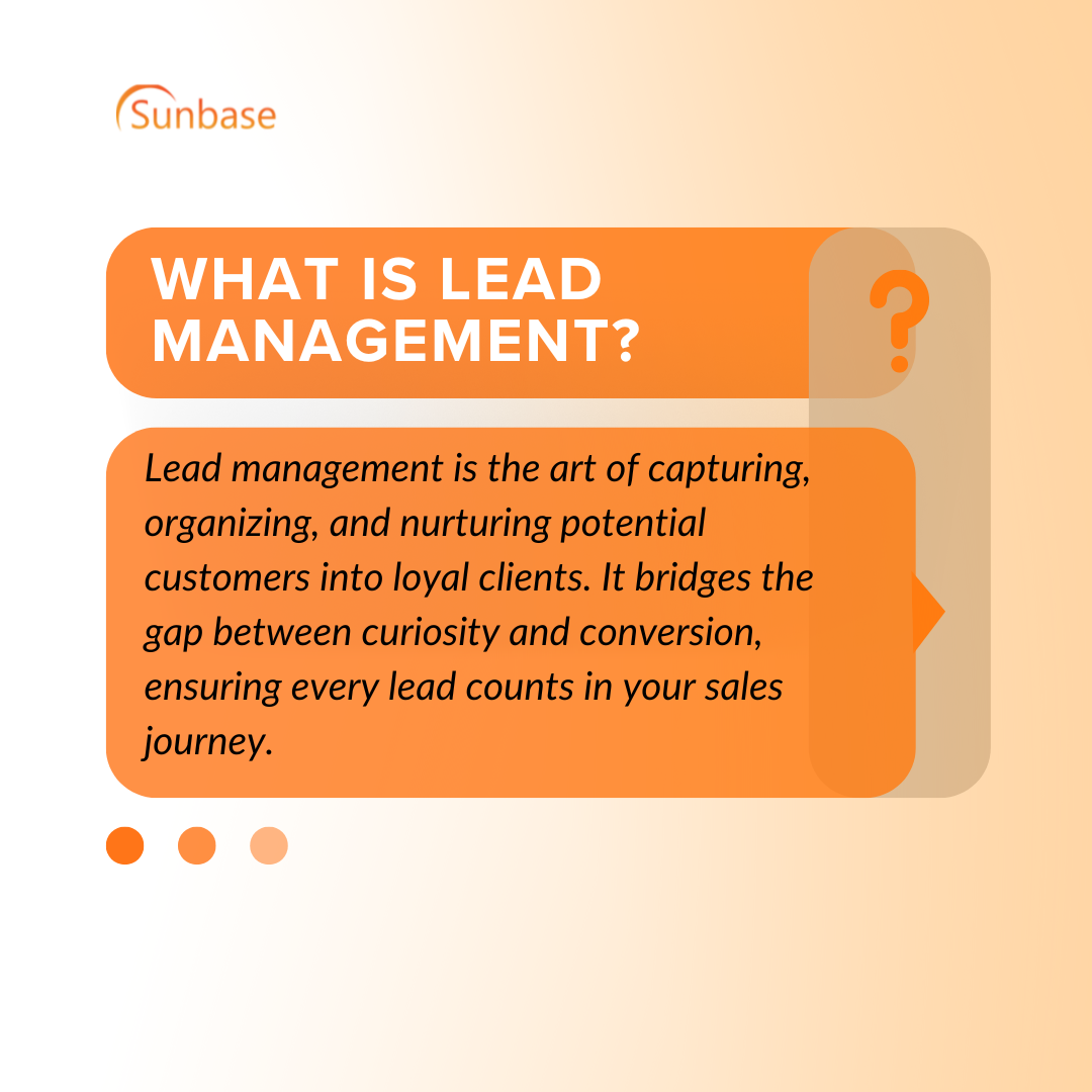 What is Lead Management?