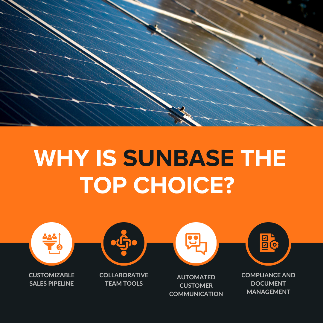 Best CRM for Solar Installers to Achieve Maximum Efficiency: Why is Sunbase the top choice? 