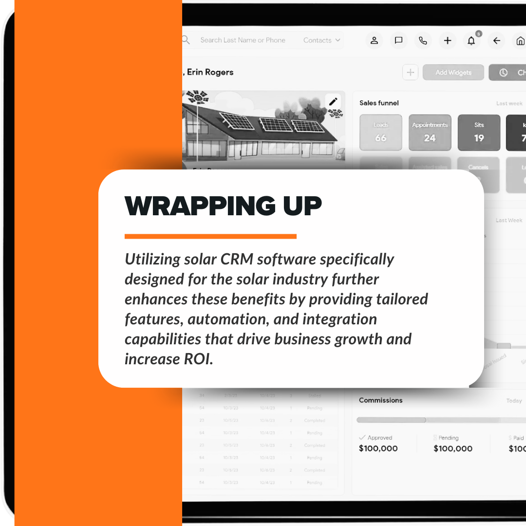 A Solar CRM touches every part of your business, from lead management and sales automation to customer care and team collaboration.