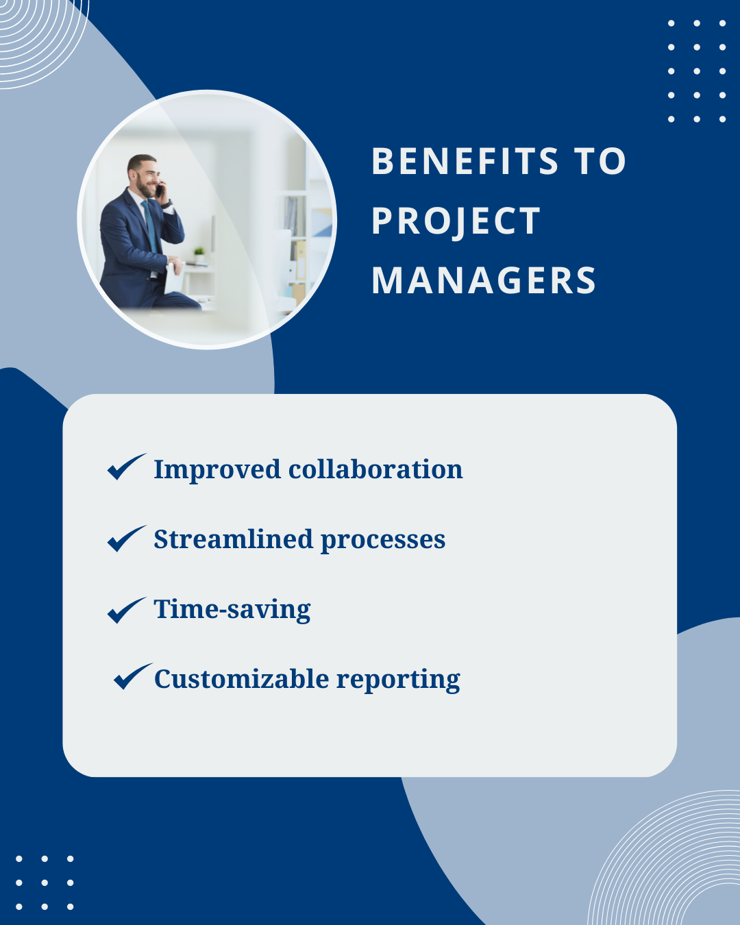 Benefits to Project Managers