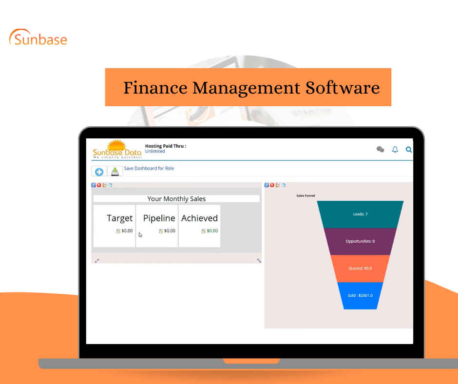 Sunbase Financial Management System