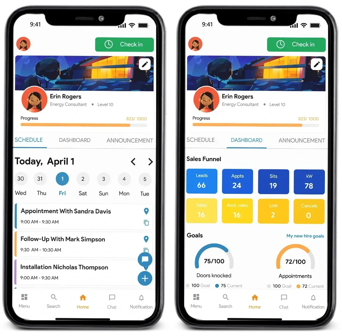 Sunbase Construction Project Management Software Mobile View