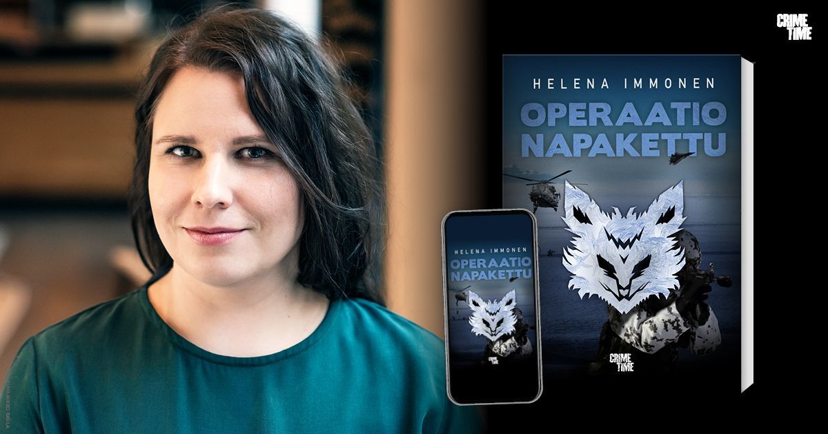 Kirjailija Helena Immonen. Kuvaaja Mikko Rasila.