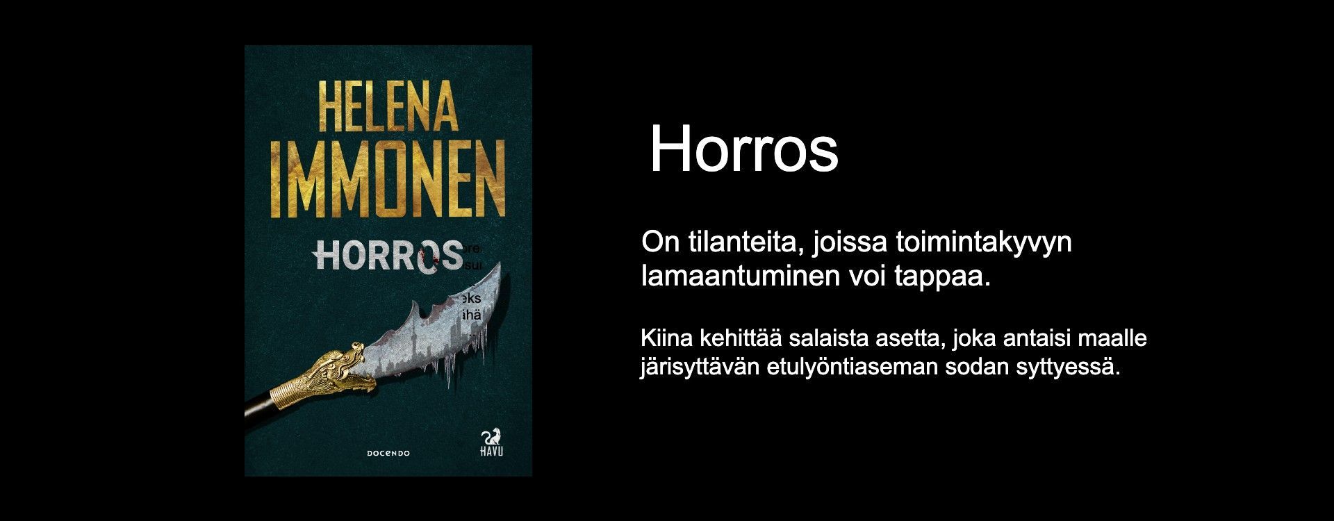 Horros promokuva