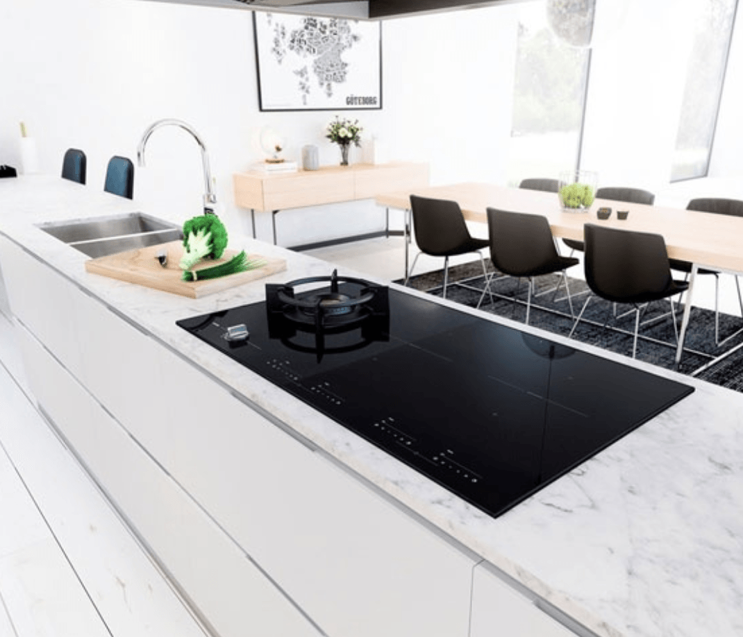 cooktop asko white kitchen